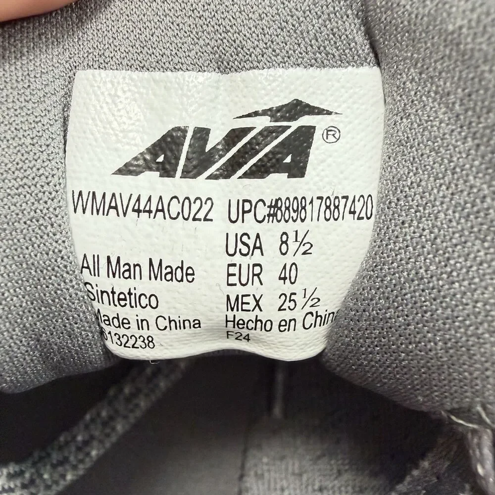Avia Athletic Light Running Sneakers Shoes Women's Gray & White Size 8.5 NEW